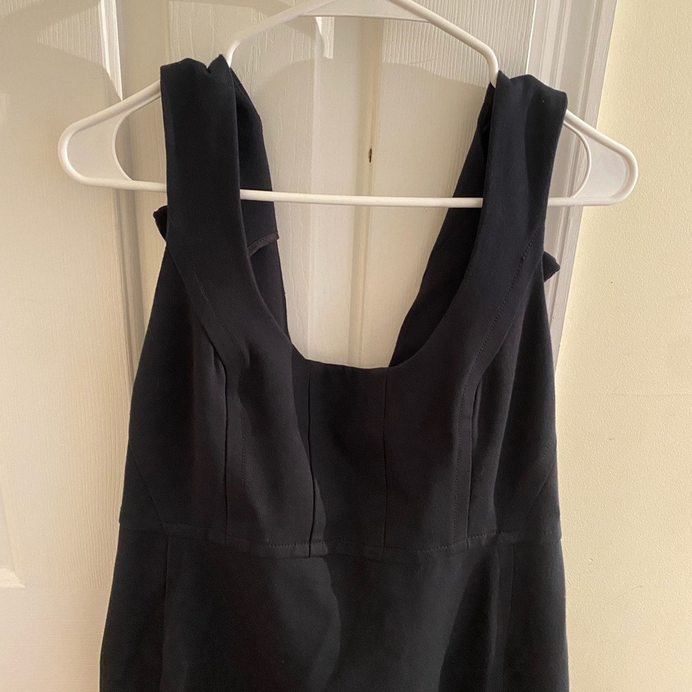 Banana Republic black office dress